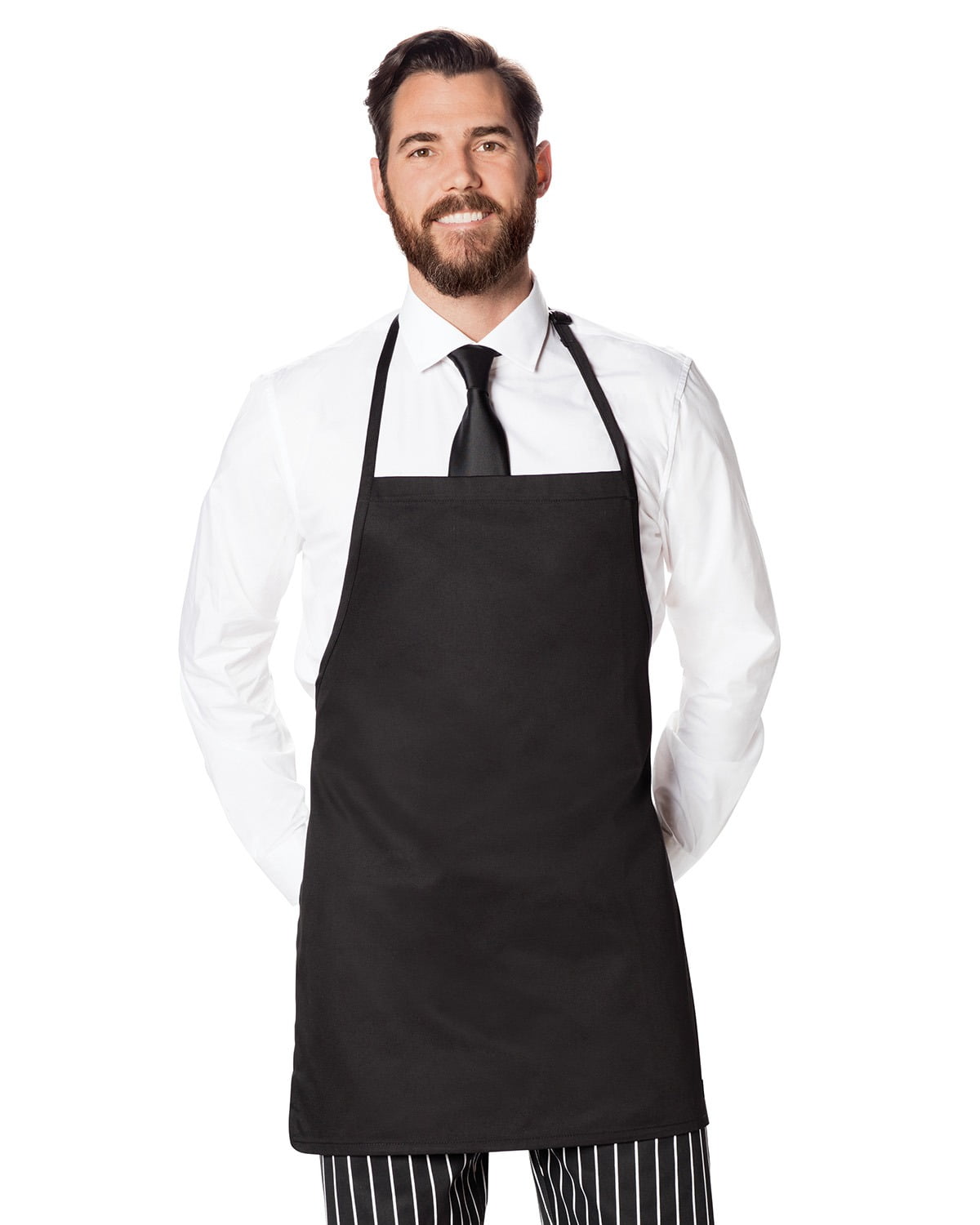 Dickies Chef DC52 Bib Apron with Adjustable Neck Black One Size