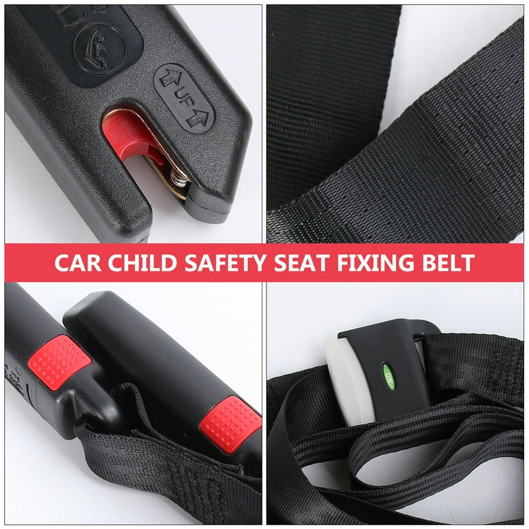 Seat belt and outlet latch together