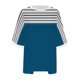 thumbnail image 4 of Ploknplq Elbow Length Tee Shirts for Women,Stripe Shirt,Workout T Shirts for Women,Spring Round Neck Striped Blocked Printed Short Sleeved T Shirt,Oversized Shirts for Women,Graphic Tee Navy XL, 4 of 4