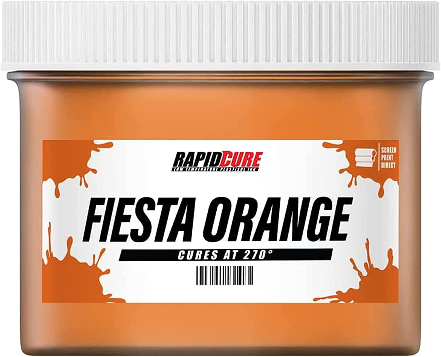 Rapid Cure® Fiesta Orange Screen Printing Ink (Gallon 128oz