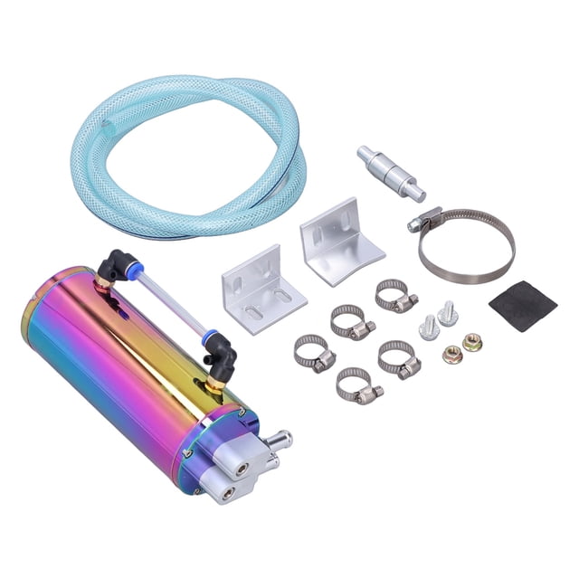 Réservoir d'Huile pour Respirateur, Récupérateur d'Huile de Moteur de Voiture Accessoires Auto Réservoir de Récupération d'Huile Conception de Pointe