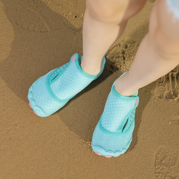 Zapatos De Vadeo Cómodos zapatos descalzos para niños, cordones elásticos transpirables para vadear en la playa Sywqhk Para Estrenar