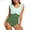 Green, variant on DuoJiaJ Girls Swimsuit With Ruffled Skirt Back Design Teen Bathing For Juniors One Piece Swimsuit For Girls,7-8 Y