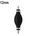 thumbnail image 1 of Hand Oil Pump for Fuel Transfer, 6mm-12mm Input Connectors, 14.5cm Length, Black, Rubber + Aluminum Alloy, One-Way Function, 1 of 8