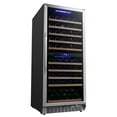 thumbnail image 4 of Edgestar Cwr1102dz 24" Wide 101 Bottle Capacity Built-In Dual Zone Wine Cooler - Stainless, 4 of 7