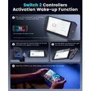 Switch 2 Controller,ESYWEN Gaming Contoller for Switch 2 with Hall Joysticks, Big Handheld Grip, Double Motor Vibration