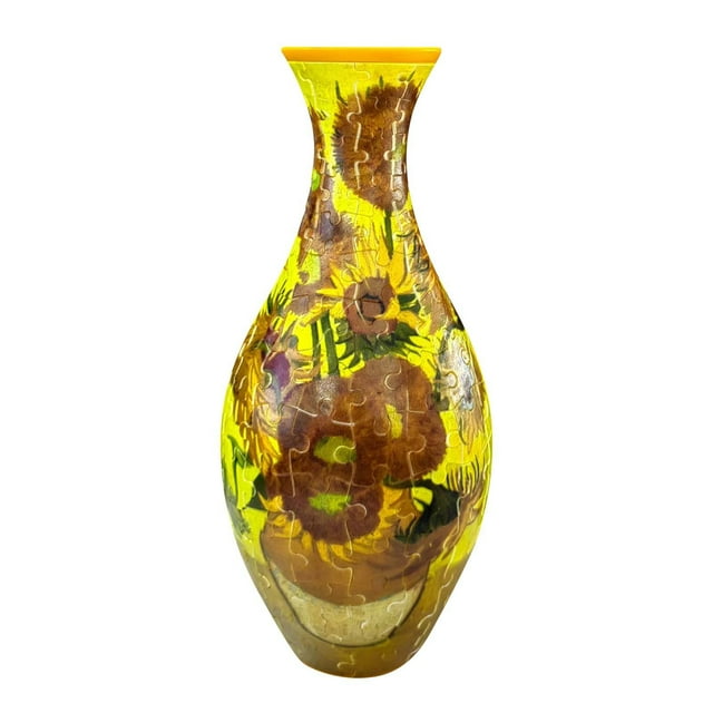 3D Puzzle Vase DIY Living Room Ornament Flower Arrangement Home Decoration Children's Birthday Toys Alphanumeric Diversity Contentment Observation Bibliophile 22300 18300 Convergence Amine Cows