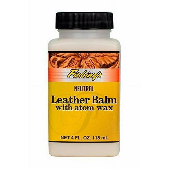 Leather Balm with Atom Wax Neutral, 4 oz