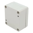thumbnail image 3 of 1pc White Electronics Project Box ABS Waterproof Junction Box Screws Outdoor Enclosure Plastic Box DIY Housing Instrument Case, 3 of 8