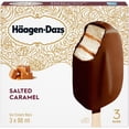 thumbnail image 1 of HAAGEN-DAZS Salted Caramel Ice Cream Bars, 3 x 88 ml, 1 of 7