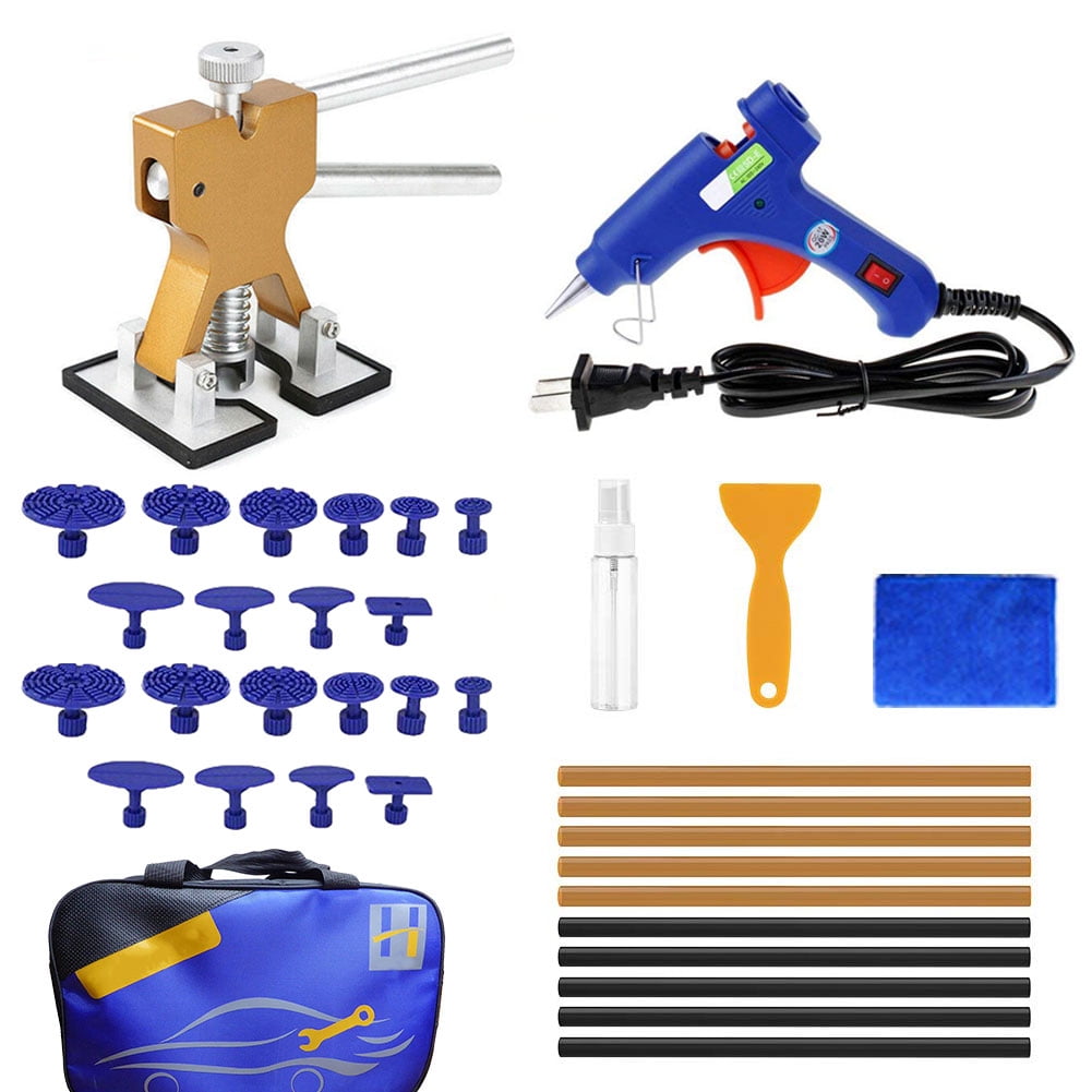 Auto Dent Puller Kit Adjustable Golden Dent Remover Tools Paintless