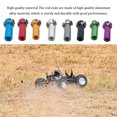 thumbnail image 3 of Dalazy 2pack/lot Aluminum Alloy M3 Link Rod End Joint 3MM Ball Head Hole For RC Car Truck Hop-ups Pull Rod Joint Model Black, 3 of 6