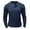 156#Blue, variant on Long Sleeve Henley Shirts for Men Men's Fashion Casual Front Placket Long Sleeve Henley T-Shirts Cotton Shirts Casual Fashion Slim Fit Henley Full Sleeve Tshirts