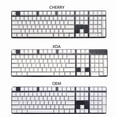 thumbnail image 3 of 108Pcs PBT Blank DIY Keycap Mechanical Keyboard Cherry OEM XDA Profile No Print White Keycap Set for Cherry MX Switches, 3 of 7