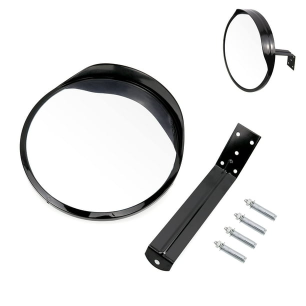 12 Inch Convex Mirror Outdoor with Adjustable Wall Fixing Bracket