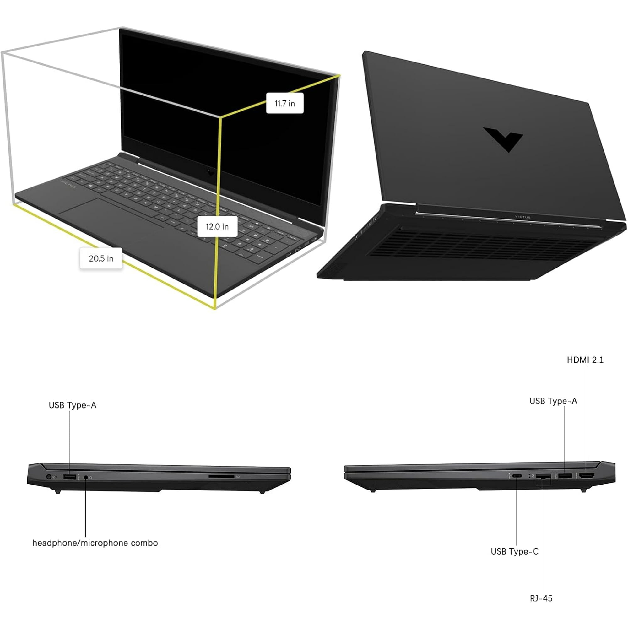 HP Victus 15.6'' FHD IPS 144Hz Gaming Laptop, AMD Ryzen 5-8645HS, 16GB DDR5, 512GB SSD, NVIDIA GeForce RTX 4050(6GB GDDR6), Backlit KB, Win11 Home, Mica Silver with Mazepoly Accessories