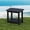 BLACK, variant on Cobiod 14 x 18.4 Inch Double Tier All Weather Patio End Table HDPE Outdoor End Table for Porch Lawn Poolside Fire Pit Durable Fits Adirondack Chairs,Black