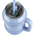 thumbnail image 2 of REDUCE 50 oz Mug Tumbler with Handle and Straw - Stainless Steel with Sip-It-Your-Way Lid - Keeps Water Cold up to 48 Hours - Sweat Proof, Dishwasher Safe, BPA Free - Glacier, Opaque Gloss, 2 of 3