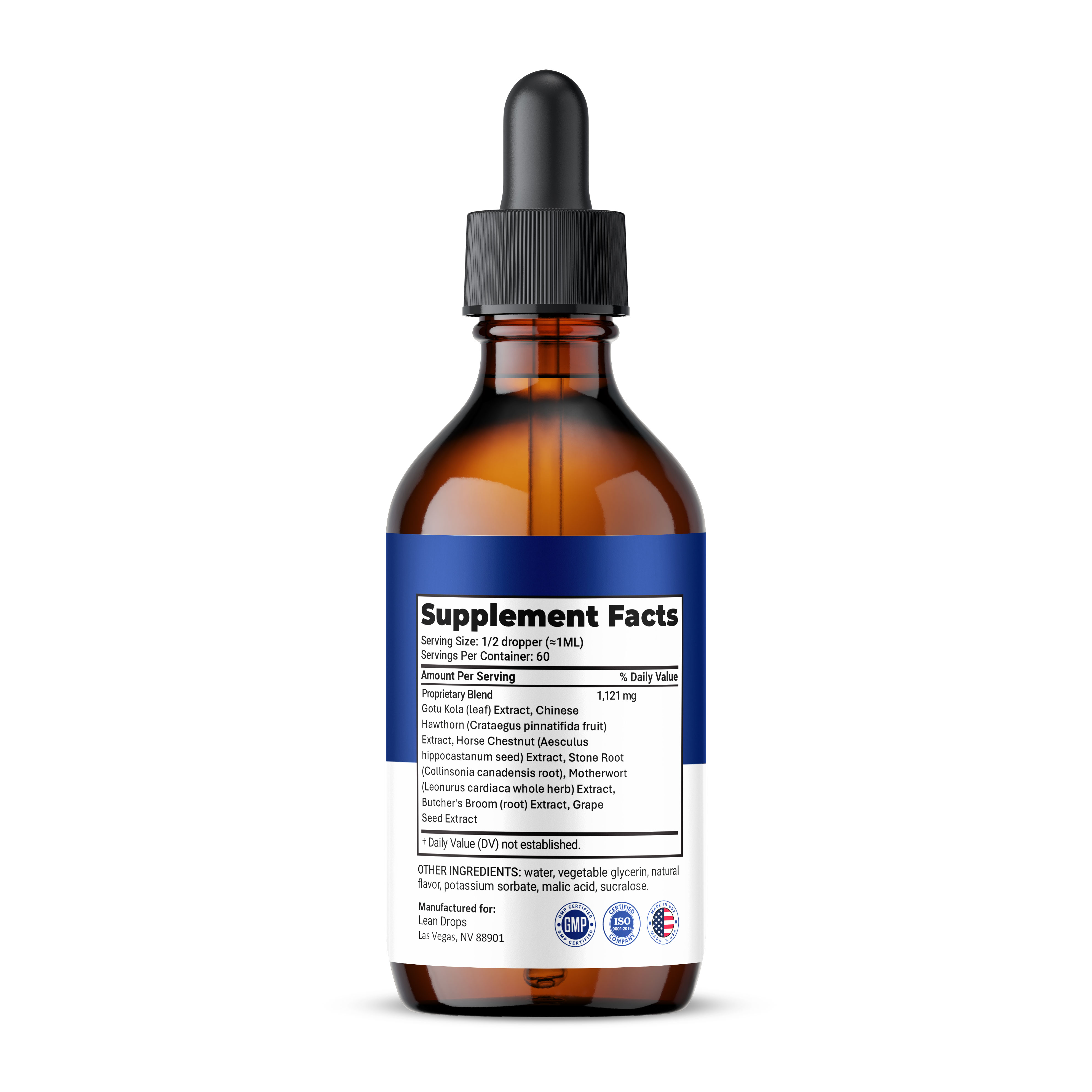 (10 Pack) Lean Drops Liquid Supplement, LeanDrops Max Strength Supplement, All Natural Formula, 60 ML per Bottle