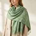 thumbnail image 4 of LUVDA Women's Woven Paisley Shawl Wrap Tassel Cozy for Fall Winter, 4 of 5