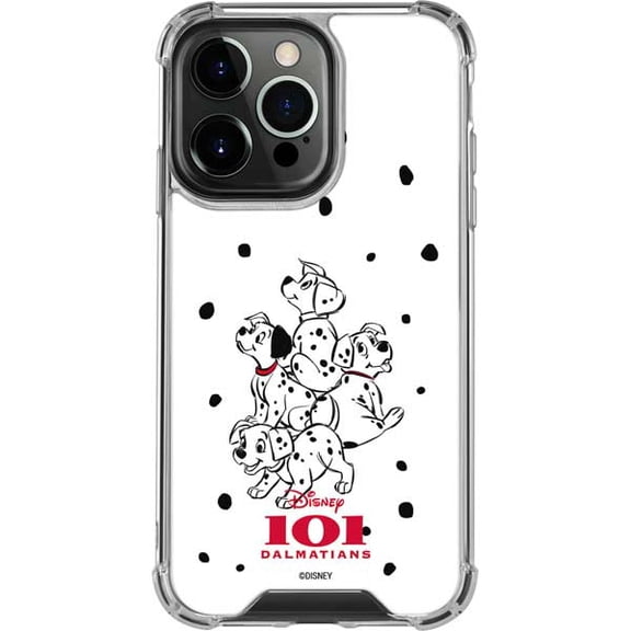 Skinit Disney 101 Dalmatians Puppy pile iPhone 15 Pro Clear Case
