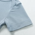 thumbnail image 6 of MYGBCPJS 2Pack Baby Boy Bodysuit Infant Toddler Short Sleeve Bamboo Rayon Bodysuits, Size Newborn - 24 Months, 6 of 8
