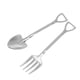 thumbnail image 4 of GOOHOCHY 2 piezas de cuchara y tenedor con diseño de pala, multiusos, de acero inoxidable, 4 of 8
