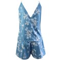 thumbnail image 5 of FANCYINN Women 2 Piece Outfits V Neck Crop Cami Top with Shorts Set S, 5 of 7