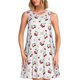 thumbnail image 1 of Balery Cherry Berries Vestidos de verano para mujer con estampado: vestido holgado sin mangas, vestido playero informal y cómodo para días calurosos., 1 of 7