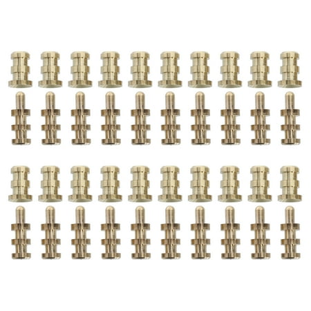 

Copper Table Set Connector Workbench Useful Dowels Alignment Pin Bolt Sleeve 20 Sets