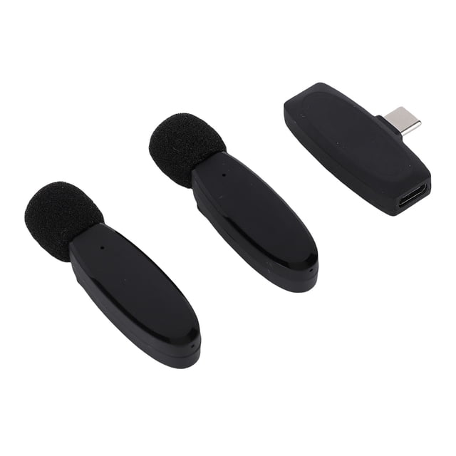 Mini Micrófono Inalámbrico, Reducción De Ruido, Sonido HD, Función De Atenuación De 2,4 GHz, Micrófono Lavalier Inalámbrico Para Grabación De Vídeo