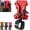 red, variant on Portable Self Locking Power Tool Holster, 2-Pack Automatic Power Tool Waist Clip, Cordless Drill Holster, Quick-Release, Easy-to-Access Belt Hook for Electricians, High-Altitude Fall Protection