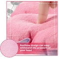 thumbnail image 2 of Bath Pillows for Tub,Shell Shape Inflatable Spa Bathtub Pillow with Suction Cups,Terry Cloth Covered Bath Pillow,Washable Quick Dry,Blue, 2 of 6
