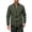 Army Green, variant on Mens Mock Neck Bomber Jackets Side Zip Pockets Elastic Cuff Spring Fall Casual Coats Daily Sportswear Flight Streetwear Comfort Fit Tops Red M