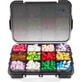 thumbnail image 1 of Daily Travel Moisture Proof Pill Case with Extra Large Compartment Pill Organizer with Secu Buckles Large Supplement Box for Vitamin with Removable Dividers (), 1 of 8
