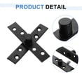 thumbnail image 3 of 2Pack 360 Degree Rotating Pivot Hinges, 95 x 18.5mm Concealed Hinge, Black, 3 of 6