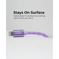 thumbnail image 7 of Liquipel Powertek iPad & iPhone Charger Cable, Fast Charging 6ft MFI Certified Lightning to USB Cord, Twizzler Purple, 7 of 7