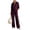 Purple, variant on Basysin Women Half Zip Pullover Sweatshirt Wide Leg Pants Two Piece Outfit Set Loose Comfort Tracksuit Soft Loungewear Sweatsuit