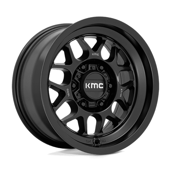 KMC Cast Aluminum Rim KM725 16X8 6X5.5 S-BLK 0MM, KM725MX16806800