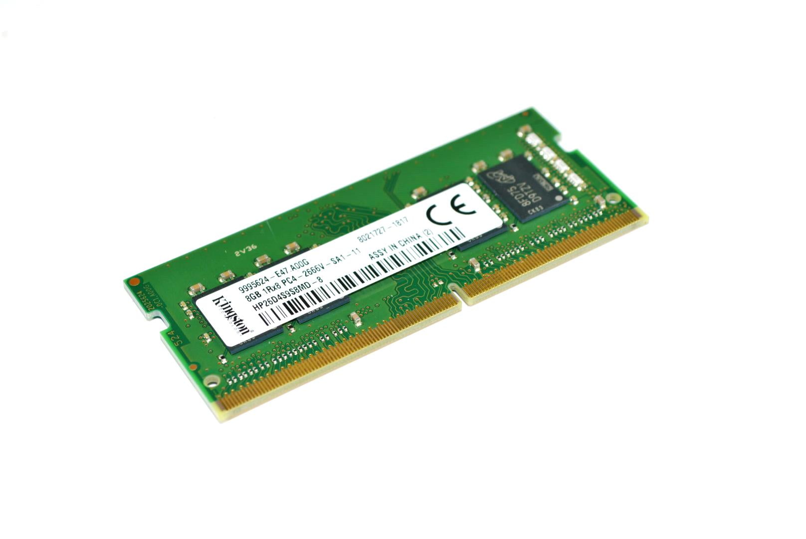 clímax pulgada minusválido Kingston 8GB DDR4 1Rx16 PC4-21300 2666MHz HP26D4S9S8MD-8 So-Dimm Laptop RAM  Memory - Walmart.com