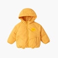 thumbnail image 2 of Toddler Winter Coat Boys Girls Zipper Hooded Puffer Jacket Cartoon Printed Thick Warm Windproof Outwear Long Sleeve Comfort Snowsuit, 2 of 4