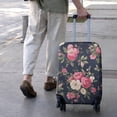 thumbnail image 3 of Pioneer Flower Floral Print Pattern Luggage Cover Fashion Suitcase Cover Baggage Covers Fit 25-28 Inch Luggage (Go Travel), 3 of 5