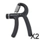 thumbnail image 1 of 2x Entrenador de Fuerza de Agarre Ajustable, Potenciador de Mano para , Entrenador de Antebrazo Ejercitador (11 a 132 LB), Agarre de Antebrazo de 2 piezas, 1 of 8