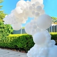 thumbnail image 4 of Kit de guirnaldas con forma de arco con forma de globo Yishebapa, 135 unidades, látex blanco, 4 of 6