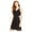 Black - caviarblack, variant on Material Girl Womens Side Cutout Lace A-Line Dress