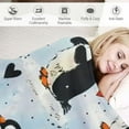 thumbnail image 3 of BCIIG Animal Penguin Blanket Ultra Soft Cute Penguins Flannel Fleece Throw Blankets Lightweight Microfiber Fun Art Kids Adult Bedding for Gifts Travel 40x50in, 3 of 6