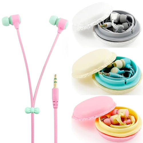 Twowood auricular Forma de macarrones Forma auricular de 3,5 mm auriculares auriculares para teléfono móvil iPhone MP3 MP4 Tablet PC
