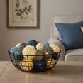 thumbnail image 3 of BlinkL Green Valentine's Day Wicker Decorative Balls 36 Count, 3 of 7