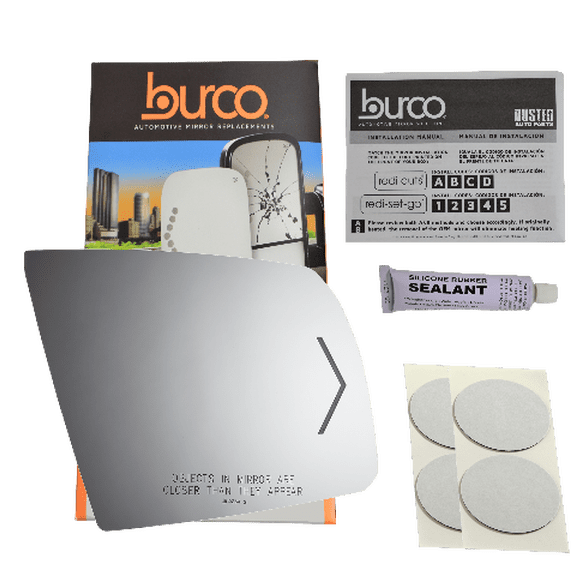 Fits 07-17 Tundra 08-17 Sequoia Right Passenger Convex Mirror Glass Lens w/Signal w/Adhesive USA