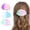 (Purple+Blue+Green), variant on 3 Pack Iridescent Mermaid Seashell Hair Claw Clips, Pastel Gradient Flat Duckbill Jaw Clips, Large Shell Shark Hair Barrettes(Blue)